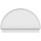 Ekena Millwork Half Round Smooth Architectural Grade PVC Combination Pediment, 44"W x 28-3/4"H x 2-3/4"P PEDPC044X290HRO00 - alternate 4